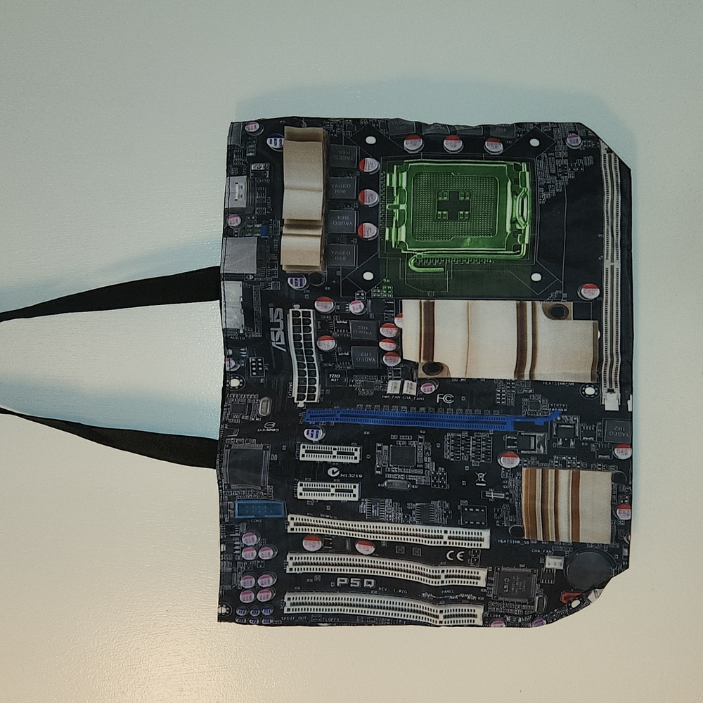 NEW- Tote bag- Shoulder bag - inside of a computer